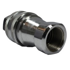 SS Hydraulic QRC Quick Release Coupling Double Check Valve Heavy Duty (6000 PSi)
